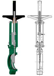 VG標(biāo)準(zhǔn)刀閘閥圖片