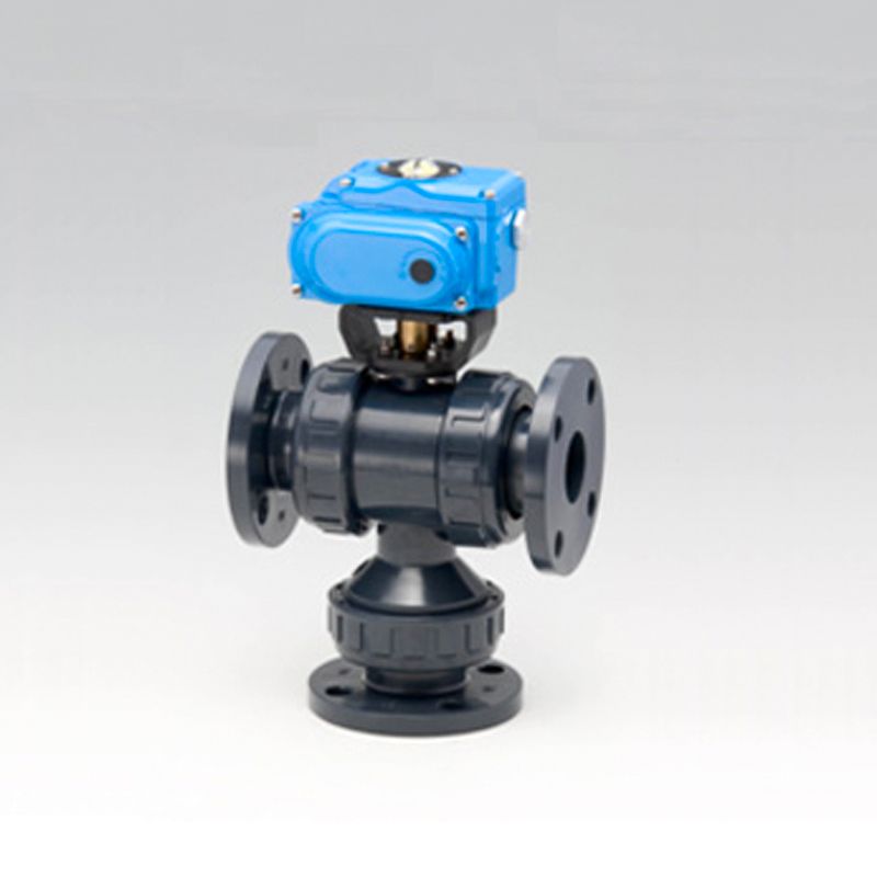 23型三通球閥電動(dòng)式T型