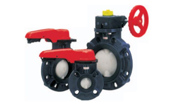 旭有機(jī)材57型手動(dòng)蝶閥（塑料)