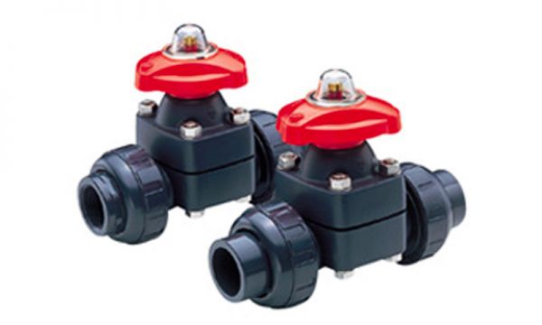 旭有機(jī)材活接頭式14型隔膜閥